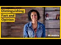 Distinguishing Fact and Opinion