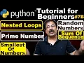 Python Nested Loop Example Random Number Generator Python Prime Number In Given Range In Python