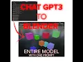 AI CODES MY 3D MODELS FOR ME CHATGPT3 TO BLENDER PYTHON TUTORIAL