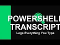 PowerShell Transcript Logs Everything You Type