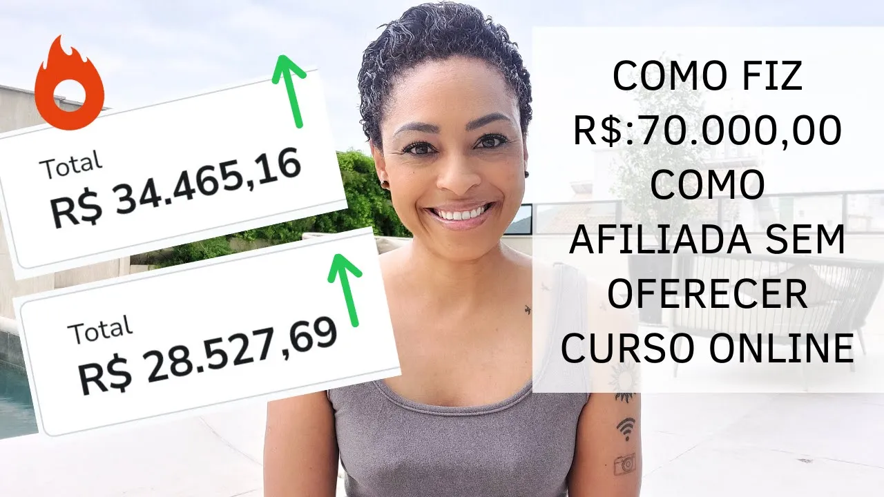 Como FIZ + R$:70.000,00 como AFILIADA sem OFERECER CURSO ONLINE︱por Daniela Cândido