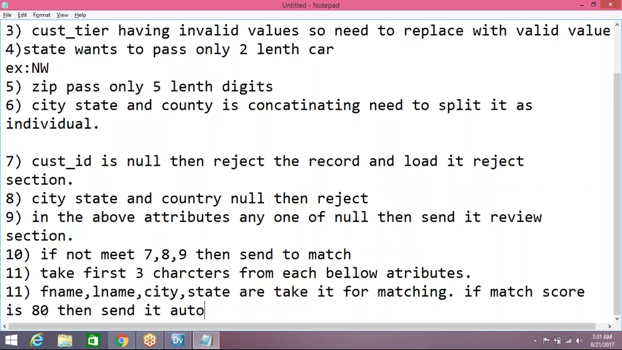 08. IDQ complete mapping implementation with business requirements by sudhakarreddy.