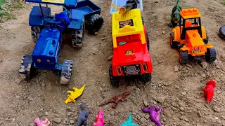 देखो बच्चों जंगली जानवरो ने tractor पर हमला कर दिया !! Manish Toy