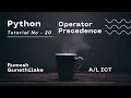 ICT Python Operator Precedence Tutorial Number - 20 Channel1IT Rumesh Gunathilake