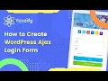 How to Setup WordPress Ajax Login Form