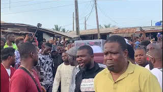 actors family u0026 friends mourn as murphy afolabi was laid to rest at his house in ikorodu