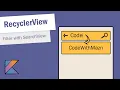 RecyclerView with SearchView in Android Studio - Part 2