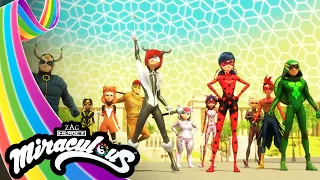 ميراكولوس بينالتيم الأبطال الجدد قصص الفتاة الد عسوقة والقط الأسود 