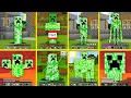 Download Lagu Minecraft Mobs Became Creeper ! Zombie Skeleton Enderman Ghast Wither Golem Villager HOW TO PLAY