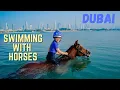 THIS WAS EPIC HORSE RIDING AND SWIMMING IN THE SEA ON AN ARABIAN HORSE IN DUBAI