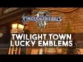 Kingdom Hearts 3 - All Twilight Town Lucky Emblems
