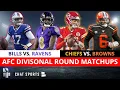 NFL Playoff Picture Schedule Bracket Matchups Dates Times For AFC Playoffs Divisional Round