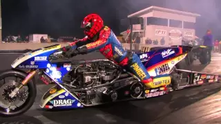 Top Fuel Nitro Motorcycle Import vs Harley - Larry Spiderman Mcbride 5 83et 232mph