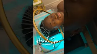 Trying the viral head spa - is it black woman friendly