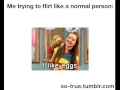 flirting reaction gif