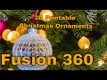 Lagu 3D Printable Christmas Ornament - Fusion