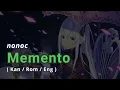 Download Lagu 【 Memento 】 by nonoc - Re:Zero S2 ED - Lyrics