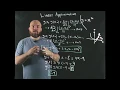 Linear Approximation - Linearization with Taylor Series
