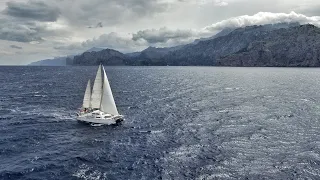 Pushing the Limits of our Classic Catamaran In Heavy Weather | Wildlings Sailing