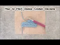 How to Crochet Basic Crochet Stitches - STEP 7 How to Half Double Crochet Decrease