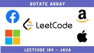 Rotate Array LeetCode 189 Java