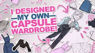DRAWING A PAPER-DOLL CAPSULE WARDROBE