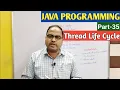 JAVA PROGRAMMING Part-35 Thread Life Cycle