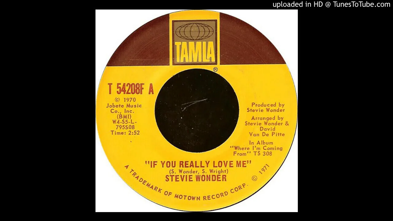 If You Really Love Me - Stevie Wonder - 1971 - Reverb and Bass Boost