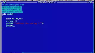 Strcat String Funcion In C Program
