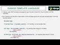 13 Django Template Language DTL