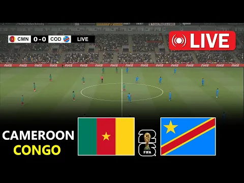Video Thumbnail: Cameroon vs Dr Congo | World Cup Qualifiers (CAF) 2026 | PES 21 Simulation Gameplay