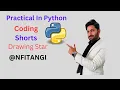 How to Draw Star in Turlte Python Progaramming