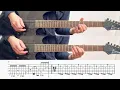 Blood Stains / Killswitch Engage (screen TAB | Dual Guitar lesson)