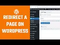 How to redirect a page on WordPress No Plugins