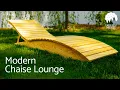 Outdoor Chaise Lounge How to Build