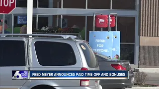 Fred Meyer gives employees bonuses and paid sick leave
