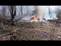 Barn and woods fire reported in Greene County