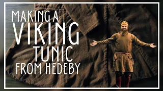 Reconstructing a VIKING Tunic from Hedeby Pattern and Sewing Ep 28
