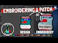 Designing Embroidering a Patch using Inkscape