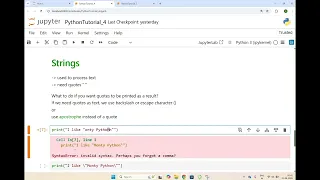 Python Tutorial 4 - Literals