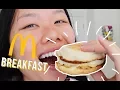 TRYING MCDONALD S BREAKFAST EGG WHITE DELIGHT MCMUFFIN