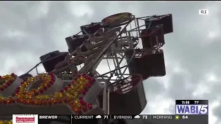 at Bangor State Fair closed Monday due to rain