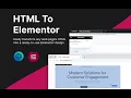 Clone any Website to Elementor
