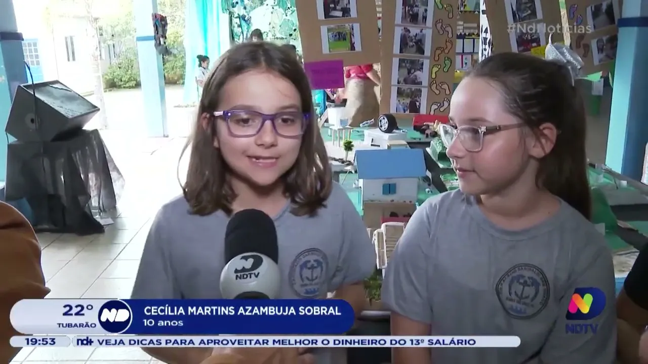 Escola pública exibe mostra pedagógica de conscientização sobre o mosquito da dengue