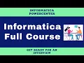 Informatica PowerCenter full course Informatica tutorial for beginners
