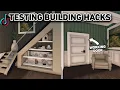 TESTING VIRAL TIKTOK BUILDING HACKS IN BLOXBURG Part 5
