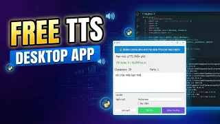 Build AI Voice Generator with Python gTTS FREE upto 18M charracters per month