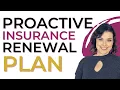 Proactive Insurance Renewal Plan Insurance Manifesto