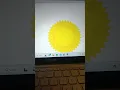 Draw Sun Using python Turtle