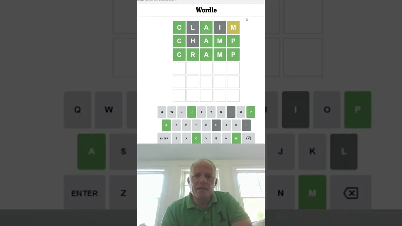 Wordle in a Minute - 31st July 2022